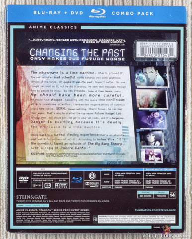 Steins;Gate: Complete Series Blu-ray back cover