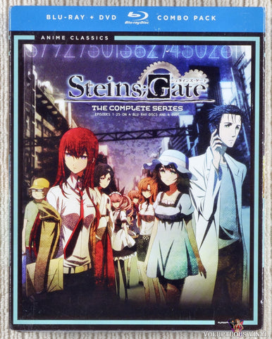 Steins;Gate: Complete Series (2011) 4xBlu-ray, 4xDVD, SEALED