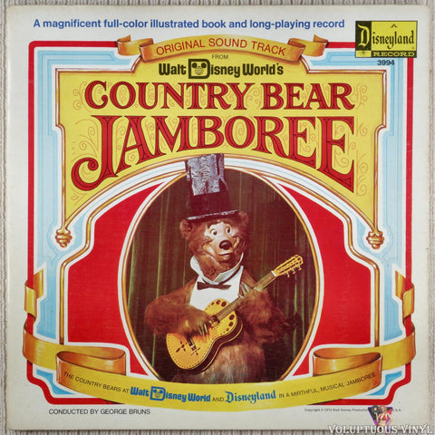 The Country Bears – Original Soundtrack From Walt Disney World's Country Bear Jamboree vinyl record front cover