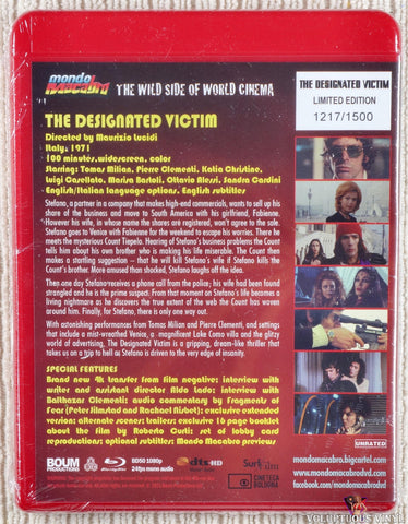 The Designated Victim Blu-ray back cover