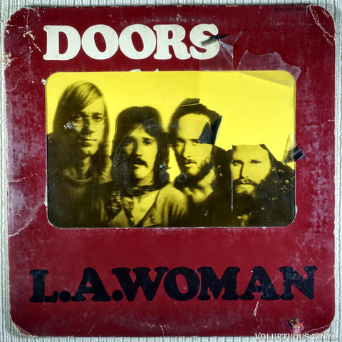 The Doors ‎– L.A. Woman vinyl record front cover