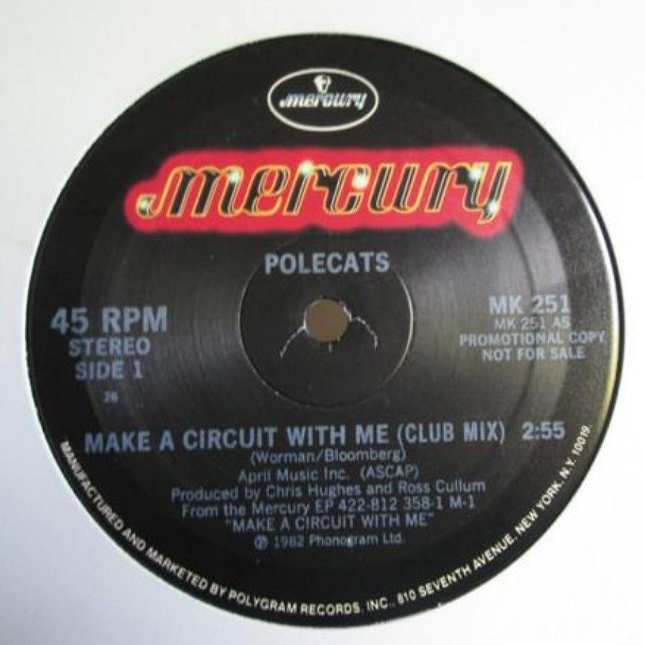 The Polecats – Make A Circuit With Me vinyl record Side 1