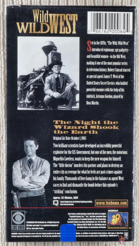 The Wild Wild West, Vol. 2 VHS tape back cover