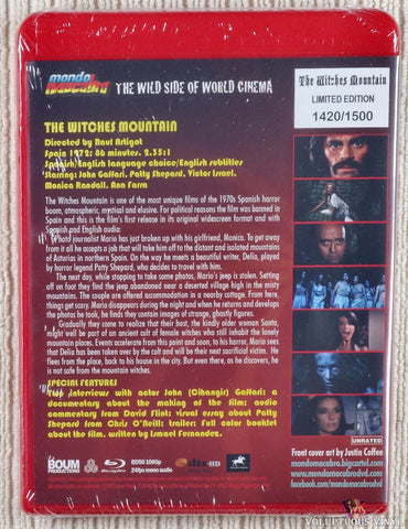 The Witches Mountain Blu-ray back cover