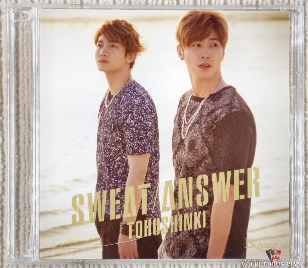 Tohoshinki – Sweat / Answer CD front cover