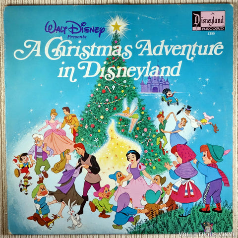 Various – A Christmas Adventure In Disneyland vinyl record front cover