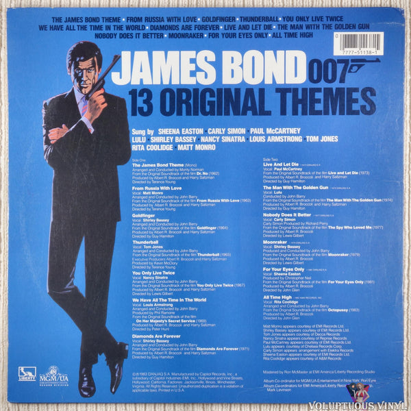 Various – James Bond - 13 Original Themes (1983)