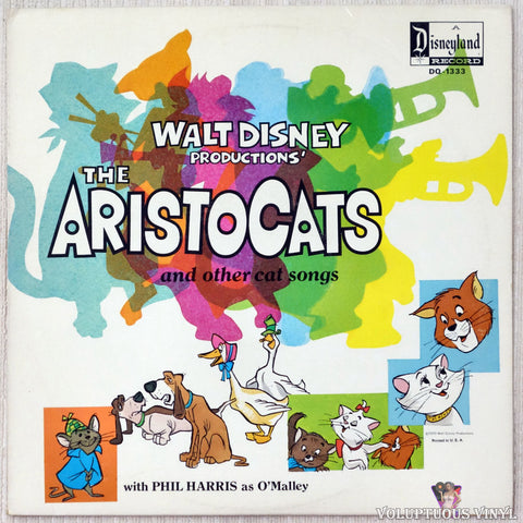 Various – The Aristocats And Other Cat Songs vinyl record front cover