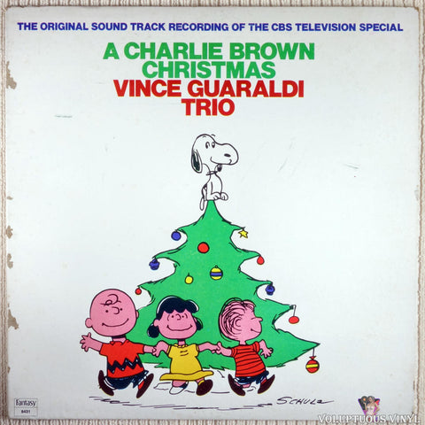 Vince Guaraldi Trio ‎– A Charlie Brown Christmas vinyl record front cover