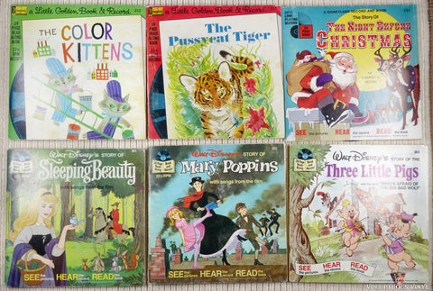 Various – Walt Disney Read Along Book And Record vinyl records