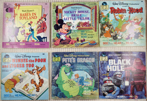 Various – Walt Disney Read Along Book And Record vinyl records
