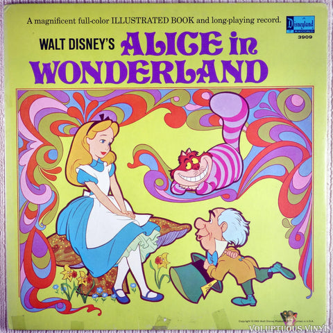 Various – Walt Disney's Story Of Alice In Wonderland vinyl record front cover