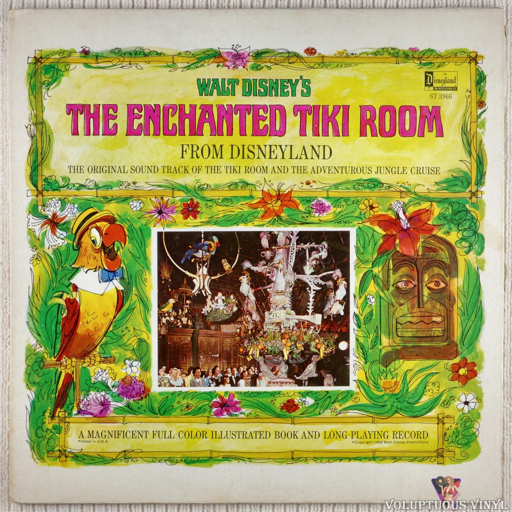 Unknown Artist – Walt Disney's The Enchanted Tiki Room vinyl record front cover