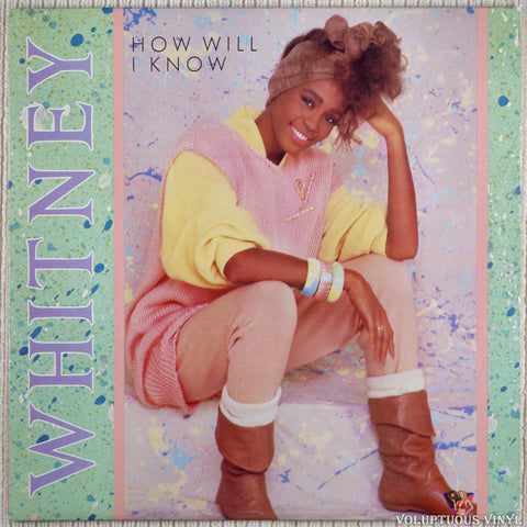 Whitney Houston – How Will I Know vinyl record front cover