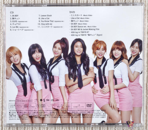 AOA ‎– Ace Of Angels CD back cover