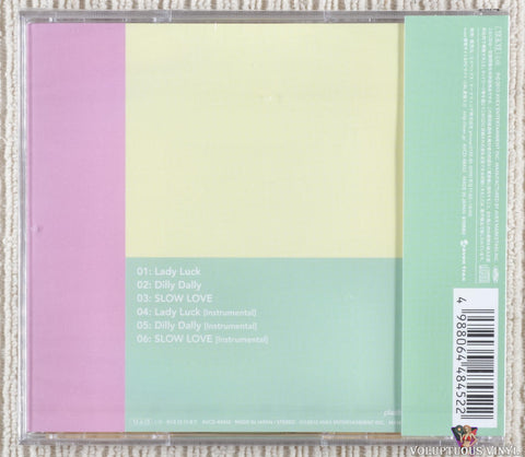 After School – Lady Luck / Dilly Dally CD back cover