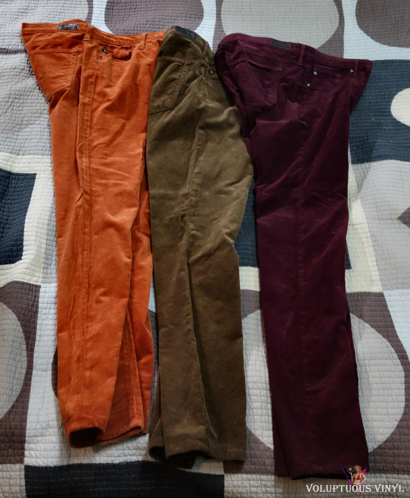 AG Adriano Goldschmied - Lot Of 3 Women's Corduroy Pants 31R & 32R
