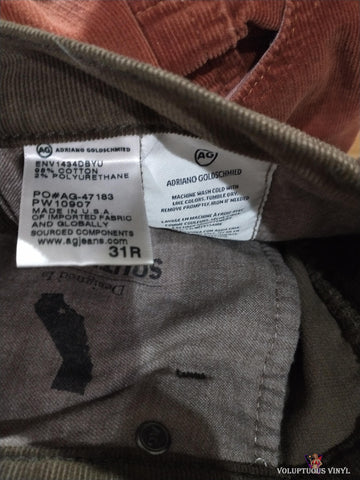 AG Adriano Goldschmied - Lot Of 3 Women's Corduroy Pants 31R & 32R