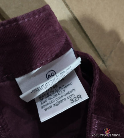 AG Adriano Goldschmied - Lot Of 3 Women's Corduroy Pants 31R & 32R