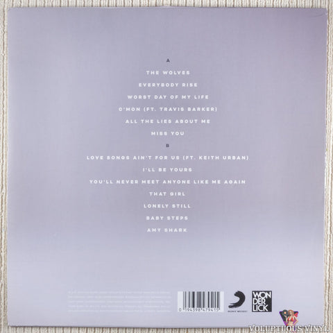 Amy Shark – Cry Forever vinyl record back cover