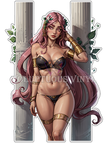 Aphrodite ~ Deluxe Die Cut, Vinyl Sticker