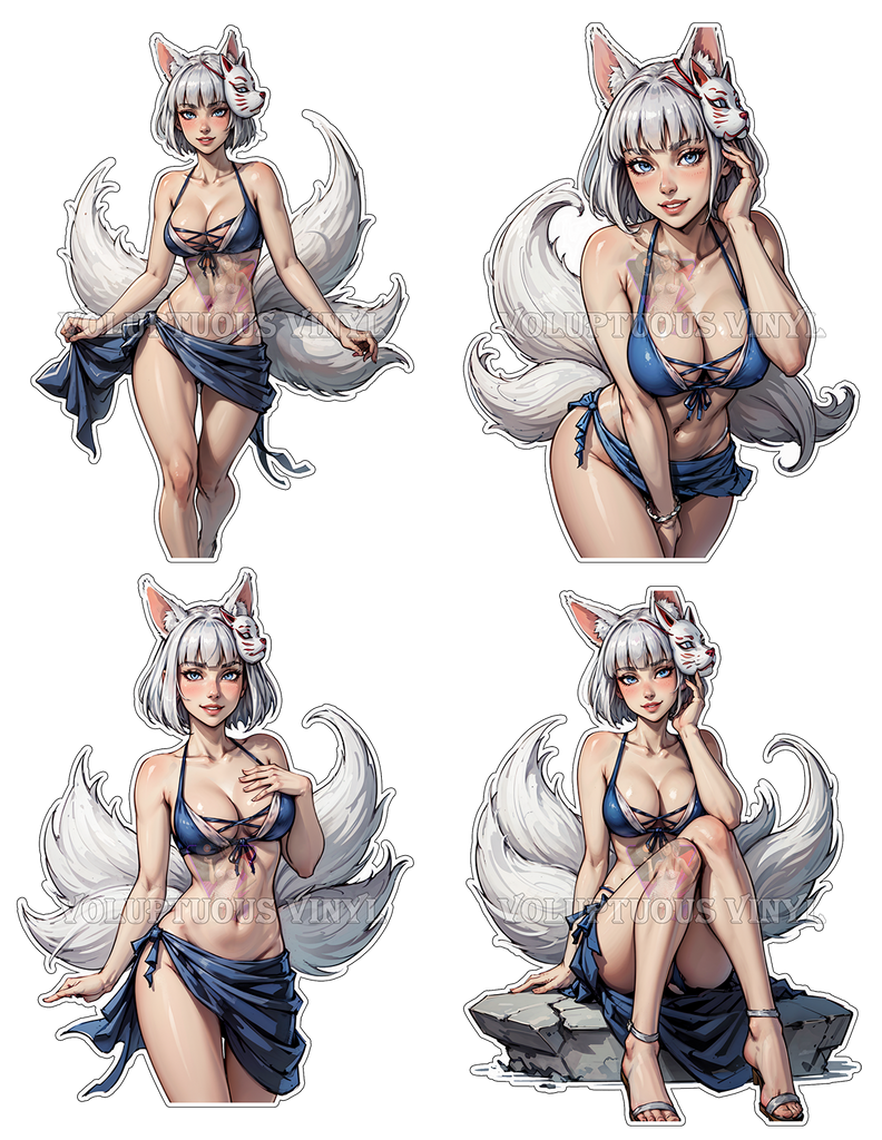 Azur: Kaga ~ Everlasting Killing Stone ~ Deluxe Die Cut, Vinyl Sticker Set