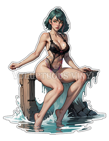 Azur: Tamaki ~ Venus Shower Time ~ Deluxe Die Cut, Vinyl Sticker