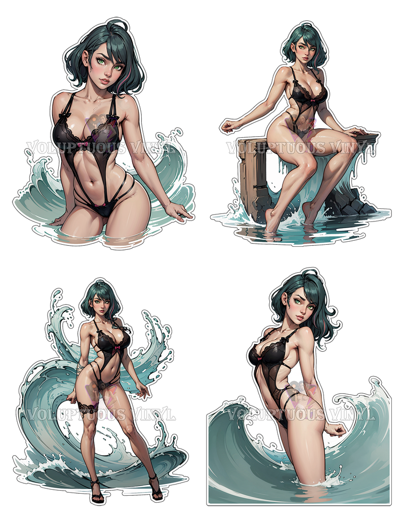 Azur: Tamaki ~ Venus Shower Time ~ Deluxe Die Cut, Vinyl Sticker Set