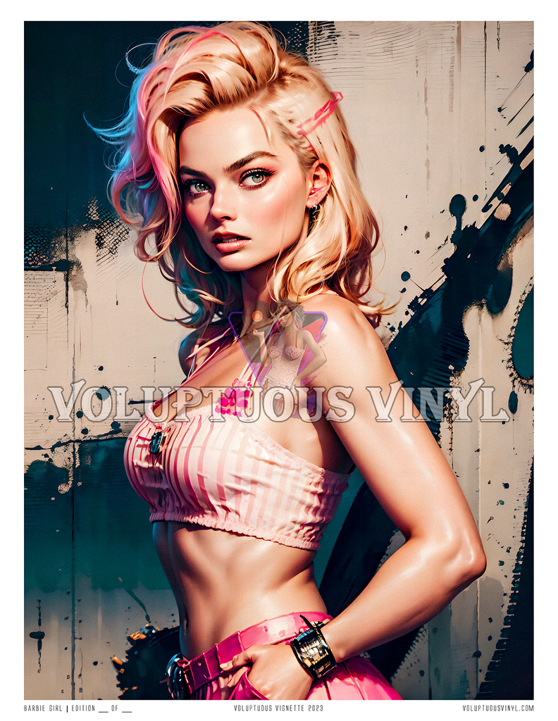 Barbie Girl ~ Art Print ~ Margot Robbie