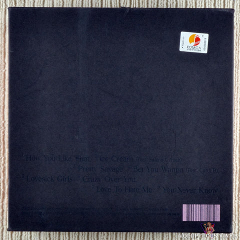 BLACKPINK – The Album CD back cover