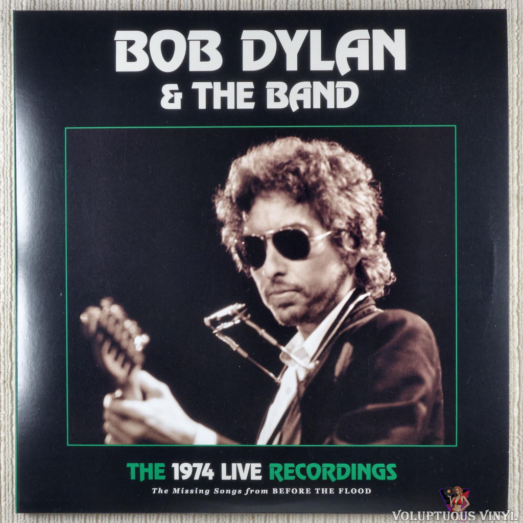 Bob Dylan & The Band ‎– The 1974 Live Recordings (The Missing Songs From Before The Flood) vinyl record front cover