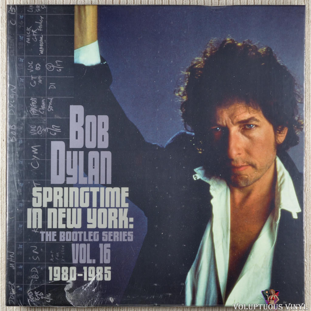 Bob Dylan ‎– Springtime In New York: The Bootleg Series Vol. 16 1980–1985 vinyl record front cover