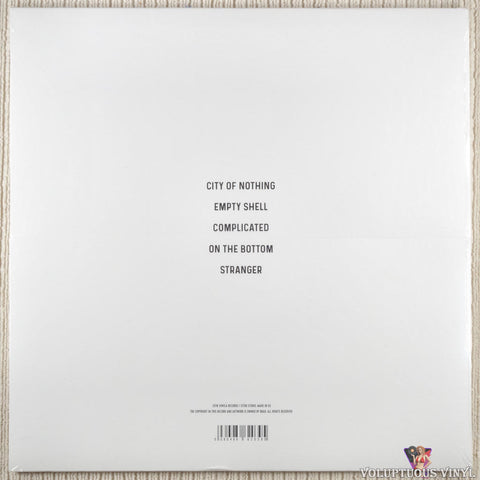 Braii – City Of Nothing vinyl record back cover