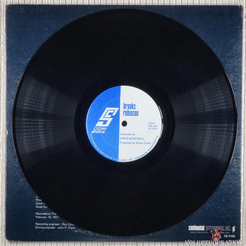 Brooks Robinson – Brooks Robinson Exciting Interview By Chris Schnekel vinyl record