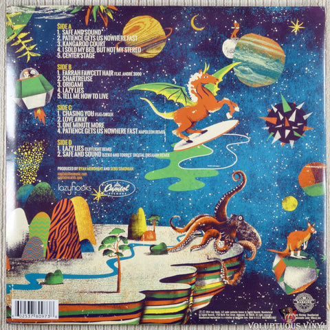 Capital Cities – In A Tidal Wave Of Mystery vinyl record back cover
