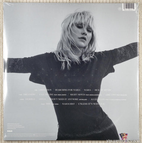 Christina Aguilera ‎– Liberation vinyl record back cover