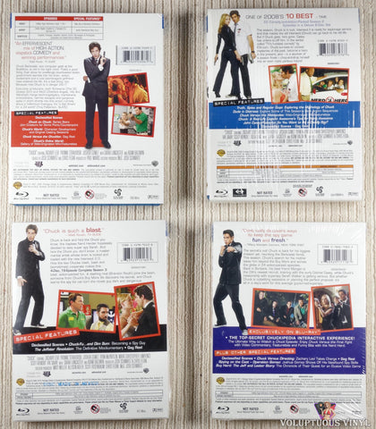 Chuck: Season 1, 2, 3 & 4 Blu-ray back cover