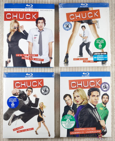 Chuck: Season 1, 2, 3 & 4 [Blu-ray]