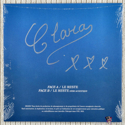 Clara Luciani ‎– Le Reste vinyl record back cover