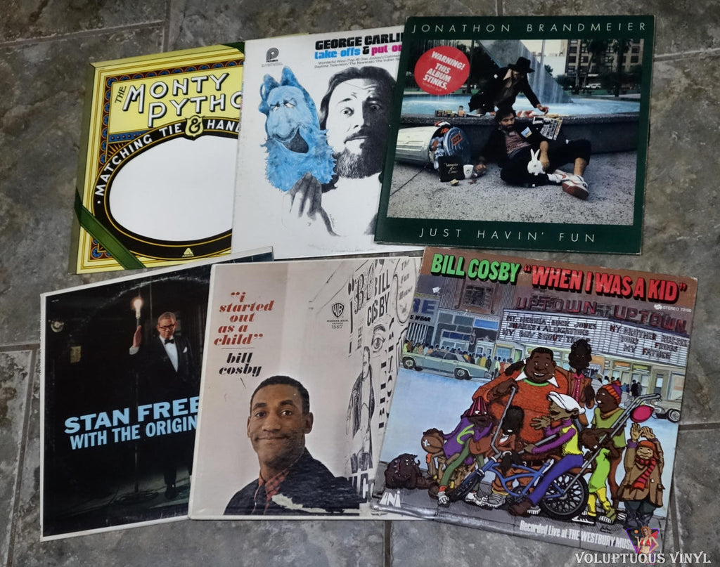 Comedy vinyl record bundle lot