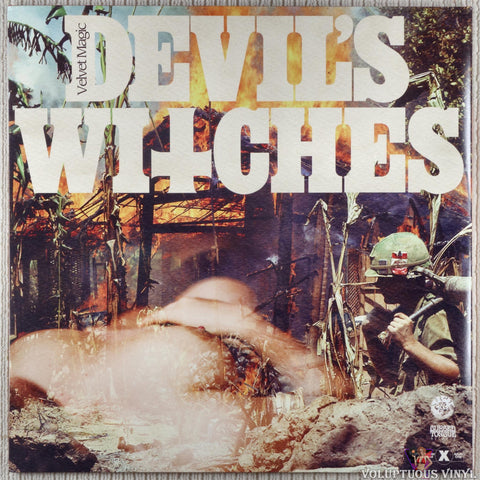 Devil's Witches ‎– Velvet Magic vinyl record back cover
