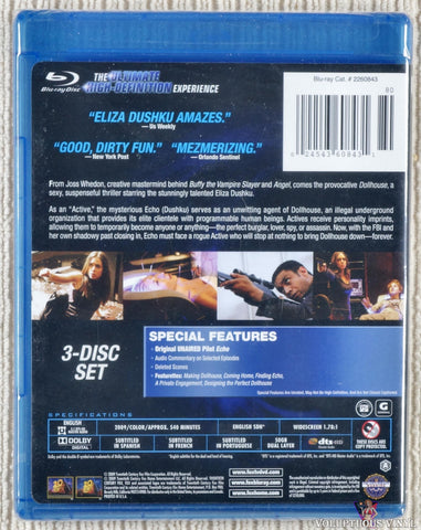 Dollhouse: Season 1 Blu-ray back cover