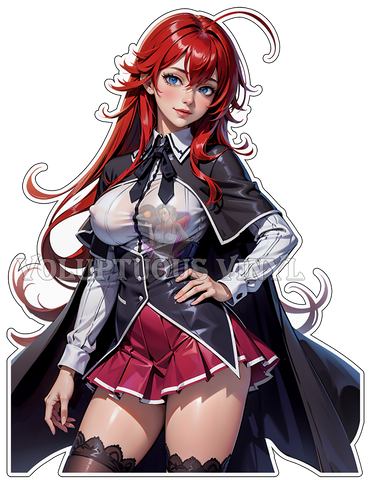 DxD: Rias ~ Deluxe Die Cut, Vinyl Sticker