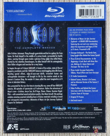 Farscape: The Complete Series Blu-ray back cover