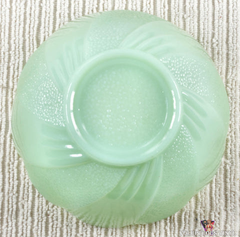 Fire King ~ Jadeite ~ Lotus Bowl bottom