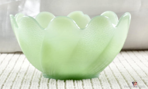 Fire King ~ Jadeite ~ Lotus Bowl