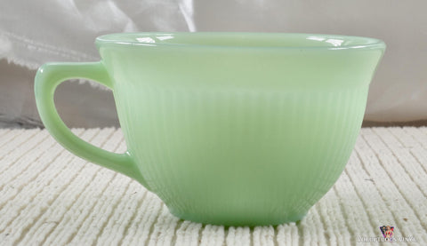 Fire King: Jane Ray ~ Jadeite ~ 8 oz Cup