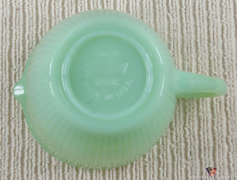 Fire King: Jane Ray ~ Jadeite ~ Creamer