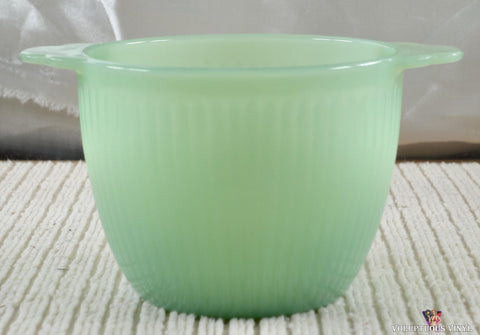 Fire King: Jane Ray ~ Jadeite ~ Sugar Bowl