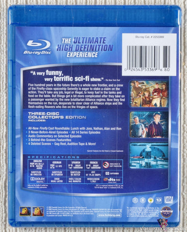 Firefly: The Complete Series Blu-ray back cover